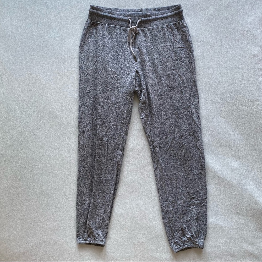 gray joggers from Urban Outfitters with drawstring waist